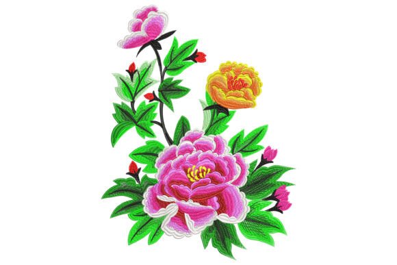 Blooming Peonies Embroidery: A Designer's Review