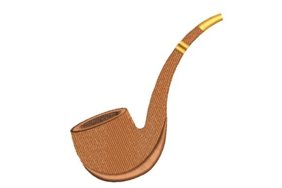 Classic Wooden Smoking Pipe Embroidery Design Review