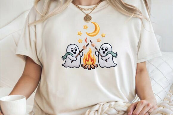 Cute Ghost Campfire Tee: A Designer's Review