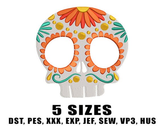 Dia De Muertos Sugar Skull Bloom Embroidery Review