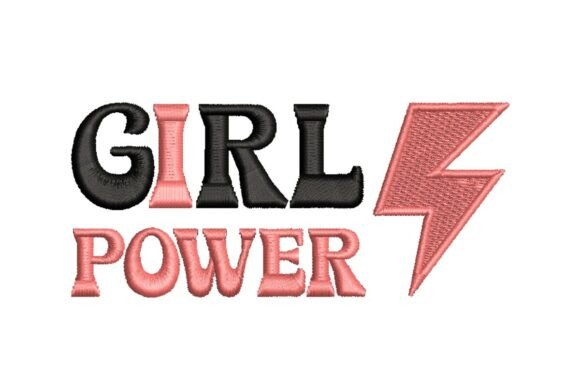 Girl Power Lightning Bolt: A Bold Embroidery Review