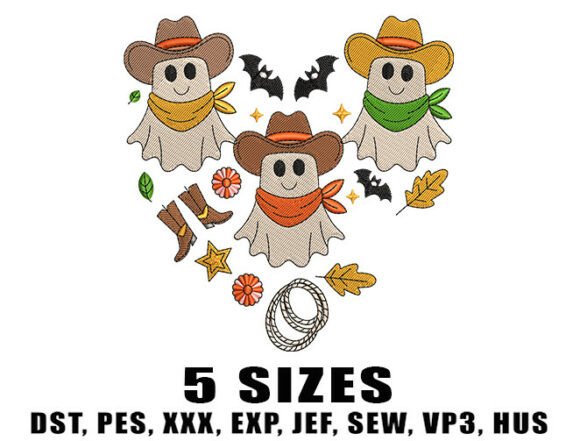 Howdy Halloween Ghost Embroidery Design Review