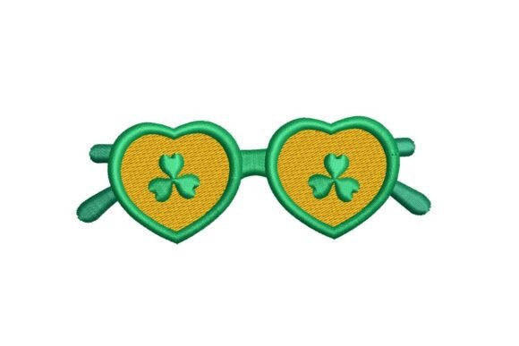 Lucky Shamrock Heart Sunglasses Embroidery Review