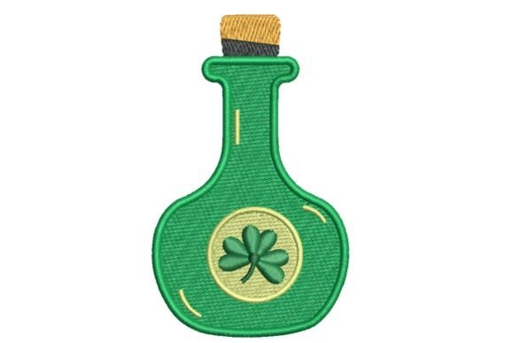 Lucky Shamrock Potion Bottle Embroidery Design Review