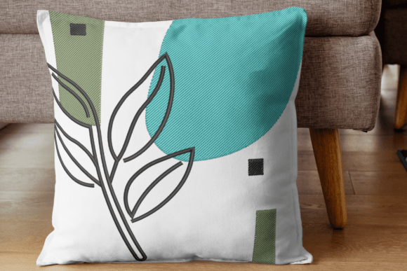 Modern Leaf Embroidery Design Art Review