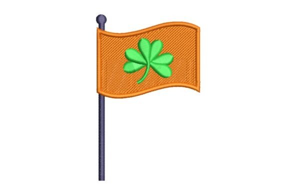 Orange Shamrock Flag Embroidery Design Review
