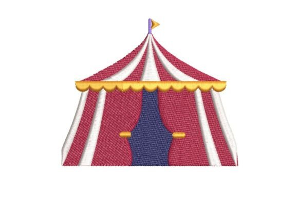 Review: Classic Striped Circus Tent Embroidery Design