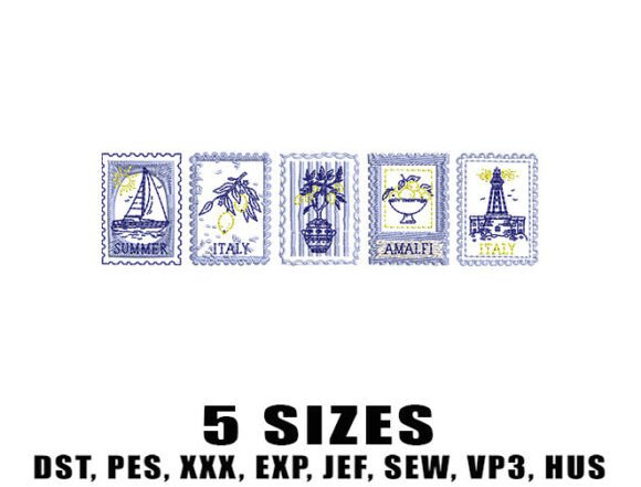 Review: Coastal Aesthetic Embroidery Designs for Etsy Shops