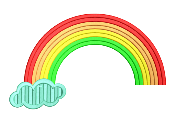 Review: Colorful Rainbow Embroidery Design for Real Projects