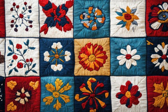 Review: Embroidery Floral Pattern Background Wal for Business