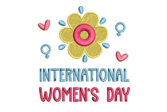 Review: International Women's Day Celebration Embroidery Design