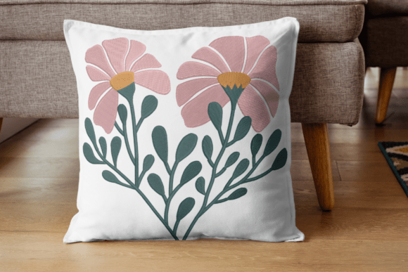 Review: Minimal Pink Flower Embroidery Art for Pros