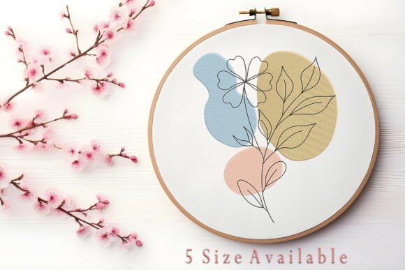 Review: Minimalist Floral Color Block Embroidery for Modern Makers