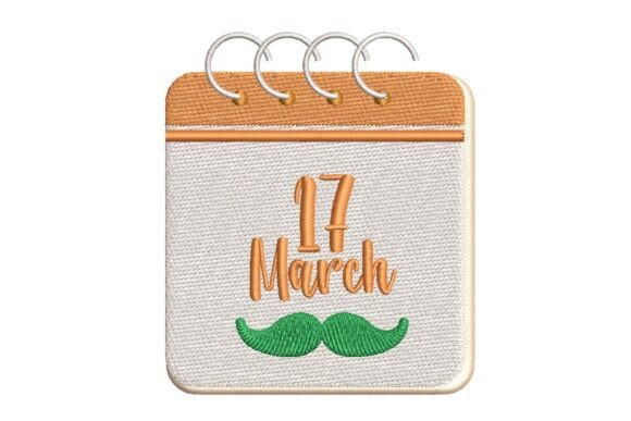 Review: St. Patrick's Day Calendar Mustache Design