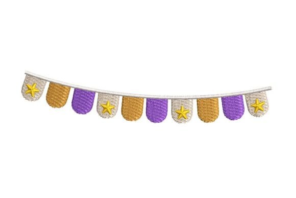 Review: Starry Festive Bunting Banner Embroidery Design