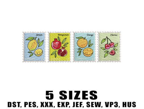 Review: Summer Fruit Embroidery Designs for Makers