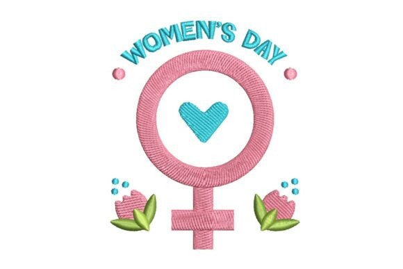 Review: Women's Day Symbol Embroidery Design