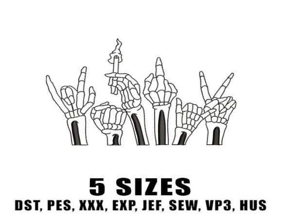 Rock on Skull Embroidery: A Seller's Review